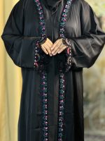 কারচুপি লেস ওয়ার্ক বোরকা - Image 3